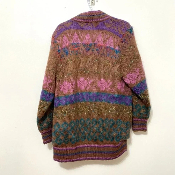 Vintage - Made in Japan Abstract Wool Blend Shacket - Picture 5 of 12